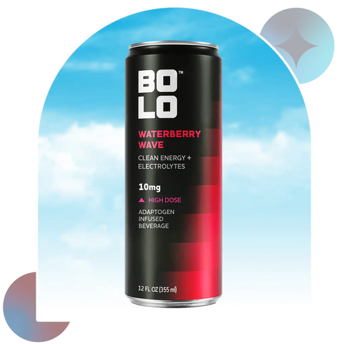 Bolo Waterberry Wave — 10mg Hemp THC Seltzer