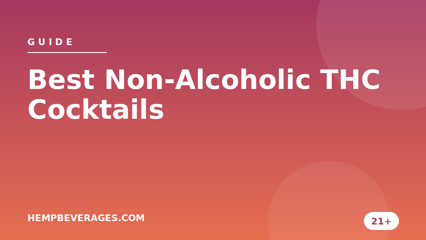 Best Non-Alcoholic THC Cocktails — HempBeverages.com