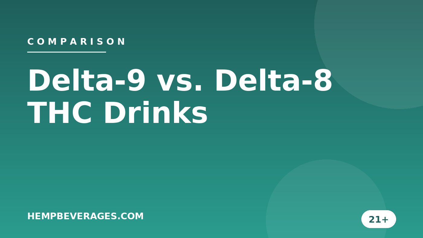 Delta-9 vs. Delta-8 THC Drinks — HempBeverages.com
