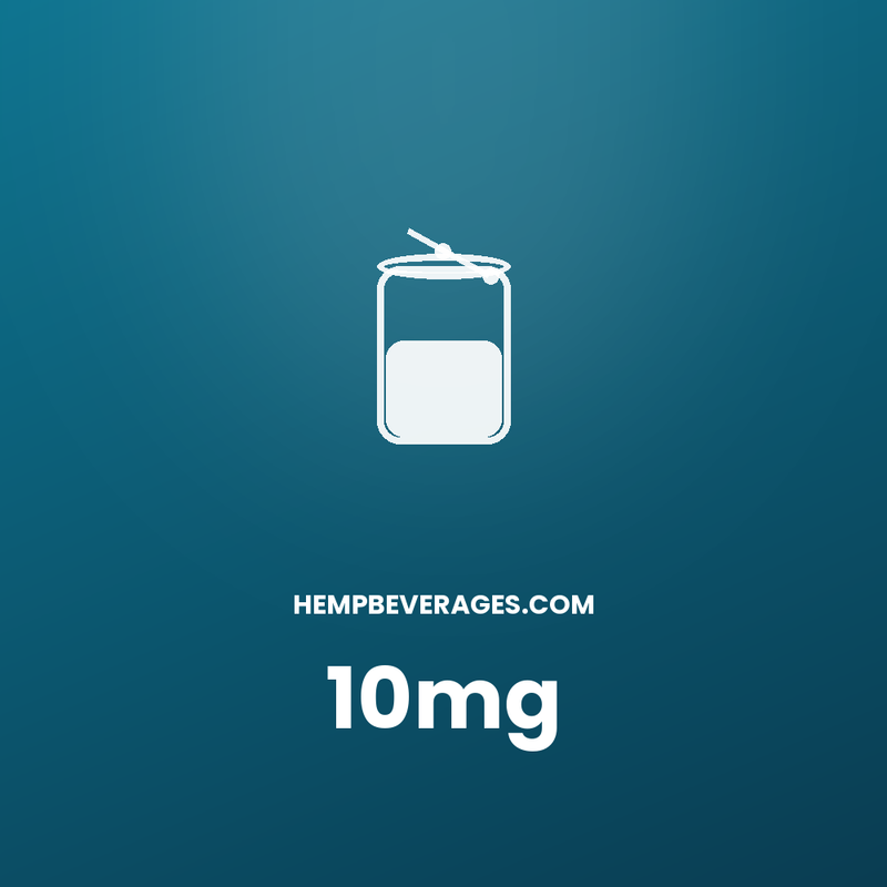 Bebidas de 10 mg de THC
