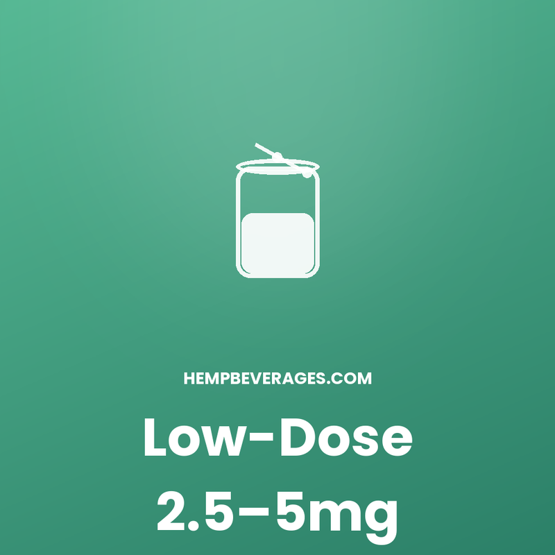 Bebidas de THC de Dosis Baja (2.5–5mg)