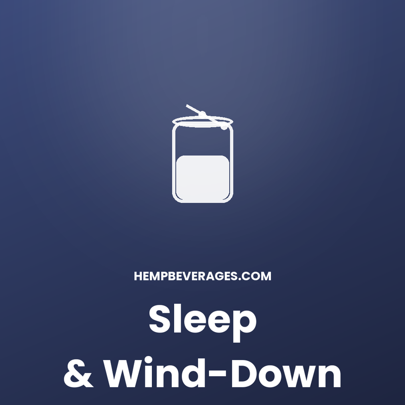 Bebidas de THC para dormir y relajarse