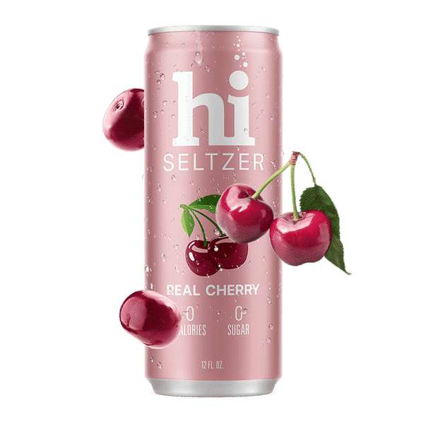 hi Seltzer Real Cherry — 5mg Hemp THC Seltzer