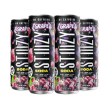 STIIIZY Grape THC Soda 4-pack, 12 oz cans with 10mg hemp-derived Delta-9 THC