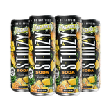STIIIZY Pineapple THC Soda 4-pack, 12 oz cans with 10mg hemp-derived Delta-9 THC