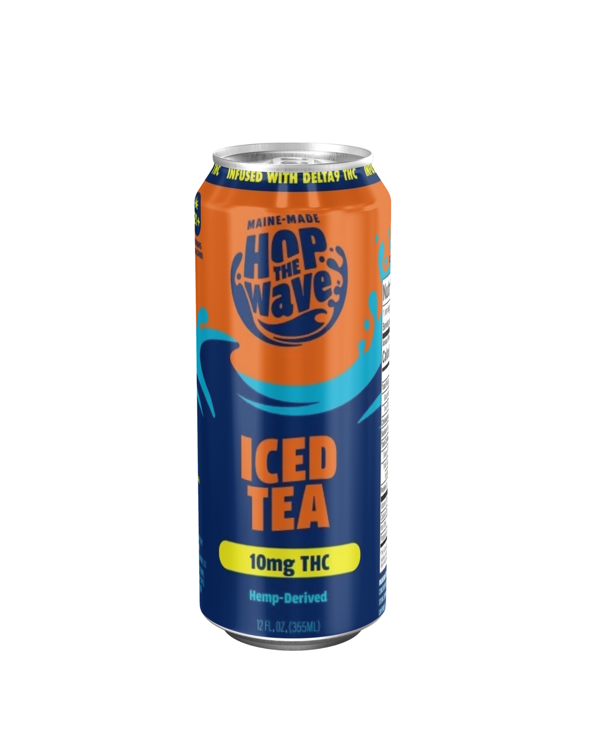 Hop the Wave THC Iced Tea — 10mg THC per can