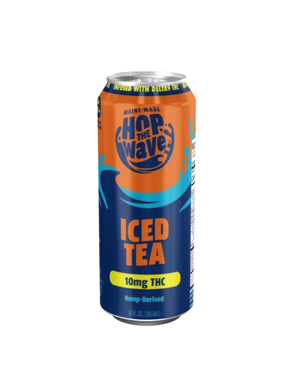 Hop the Wave THC Iced Tea — 10mg THC per can