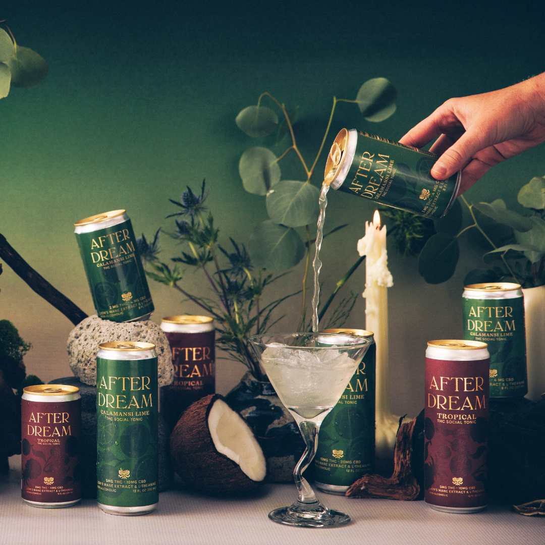 Afterdream Calamansi Lime hemp THC tonic