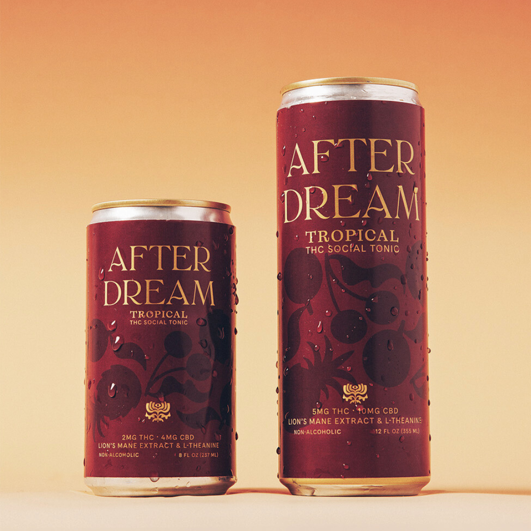 Afterdream Tropical hemp THC tonic — can size options