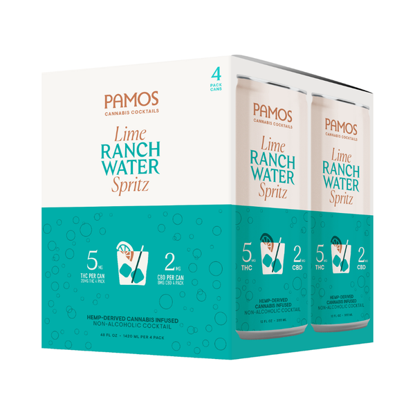 Pamos Lime Ranch Water 5mg 4-pack