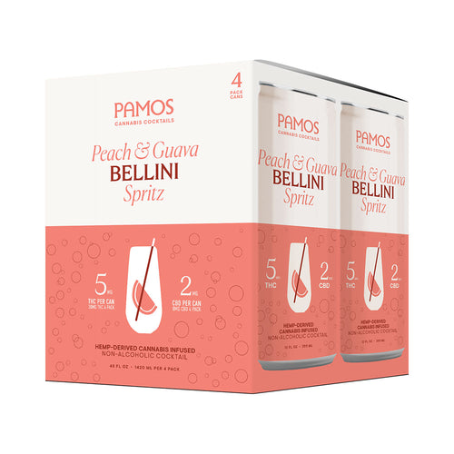 Pamos Peach Guava Bellini 5mg 4-pack