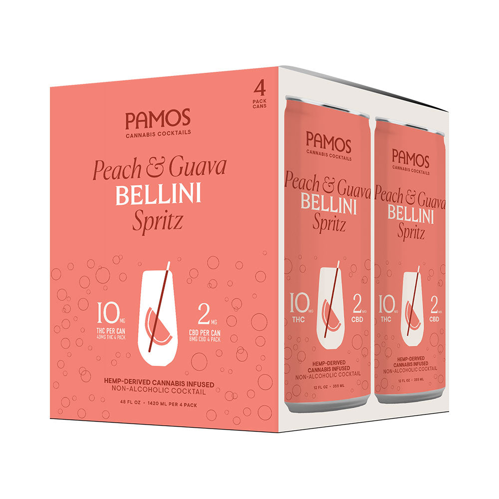 Pamos Peach Guava Bellini 10mg 4-pack
