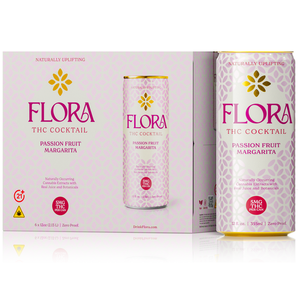 FLORA 5mg Passion Fruit Margarita 6-pack