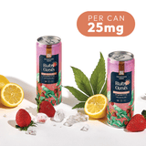 25mg of THC per can infographic