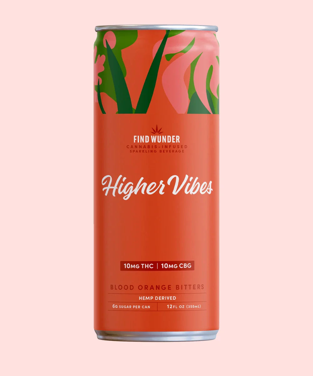 Wunder Higher Vibes Blood Orange Bitters can