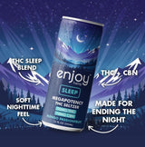 Enjoy Hemp 50mg THC + 10mg CBN Sleep Seltzer — Mango Passionfruit