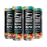 STIIIZY Caribbean Breeze THC Seltzer 4-pack, 12 oz cans with 5mg hemp-derived Delta-9 THC