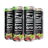STIIIZY Strawberry Kiwi THC Seltzer 4-pack, 12 oz cans with 5mg hemp-derived Delta-9 THC