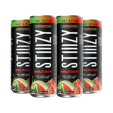 STIIIZY Watermelon Wave THC Seltzer 4-pack, 12 oz cans with 5mg hemp-derived Delta-9 THC