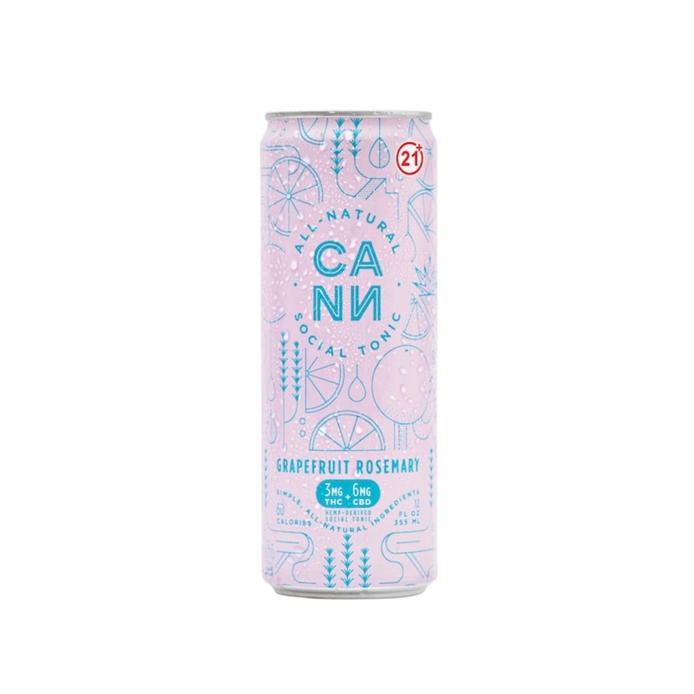 Cann Lo Boy Grapefruit Rosemary 3mg THC 6mg CBD 12oz can