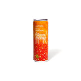 A slim can of Green Monke Skinny Amalfi Spritz THC & THCV cocktail on white background