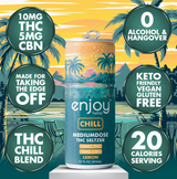 Enjoy Hemp 10mg THC + 5mg CBN Chill Seltzer — Lemon
