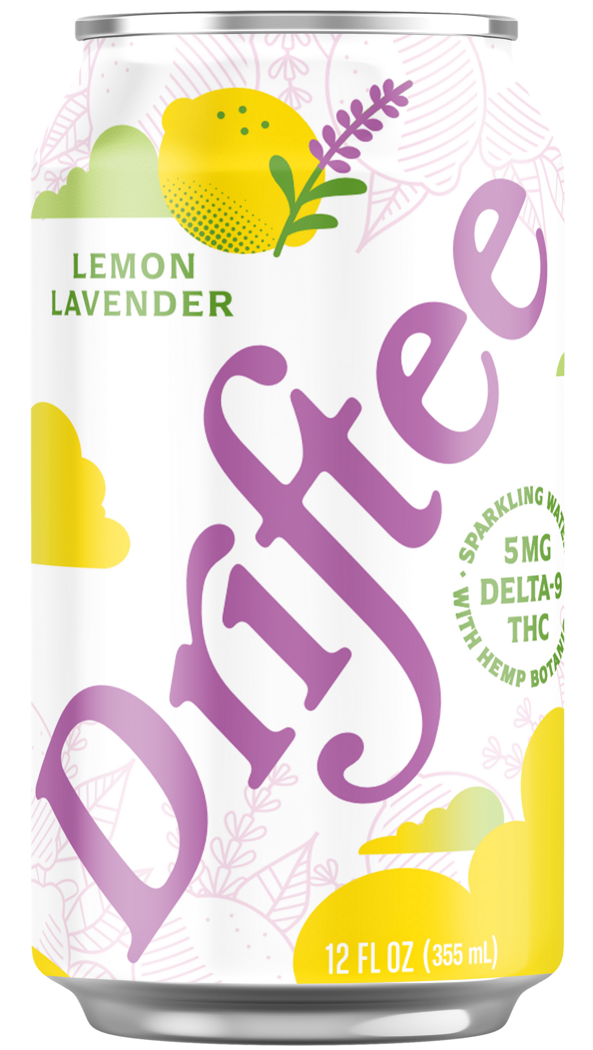 Driftee Lemon Lavender — 5mg Hemp THC Seltzer