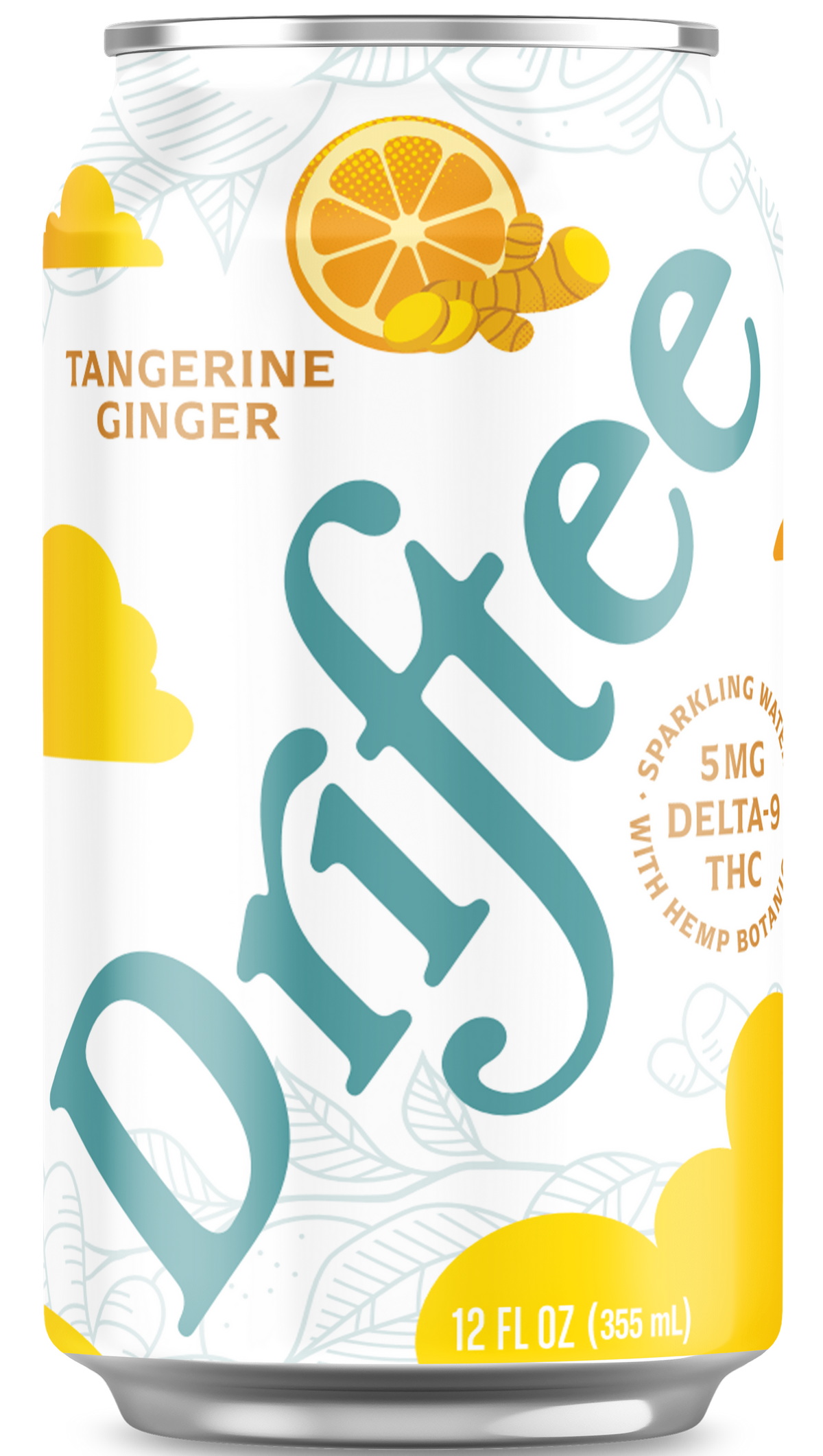 Driftee Tangerine Ginger — 5mg Hemp THC Seltzer
