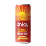 Enjoy Hemp 50mg THC + 100mg Caffeine Energy Seltzer — Iced Tea Lemonade