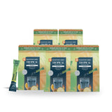 Five bags of Hometown Hero Maui Dream THC drink mix