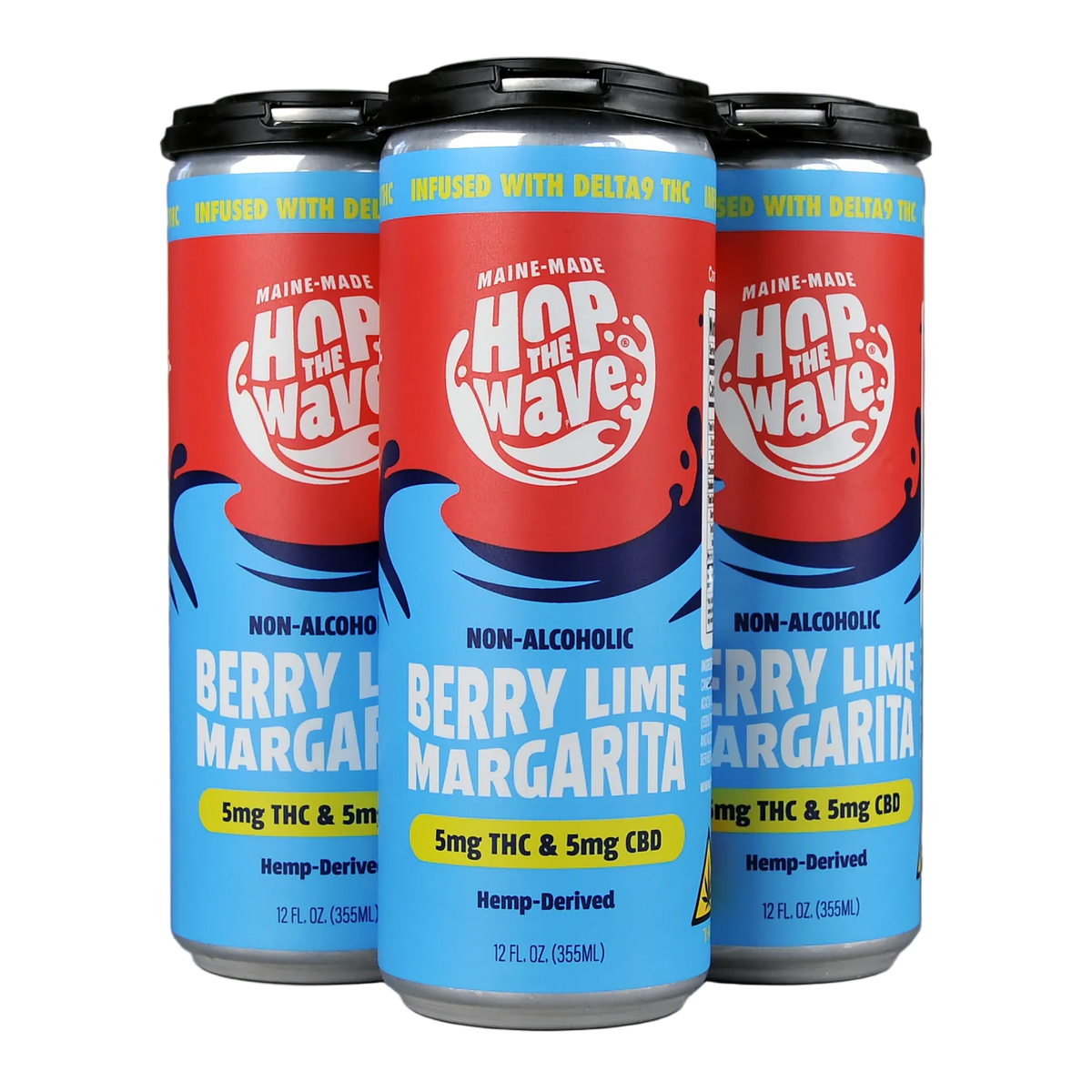 Hop the Wave Berry Lime THC Margarita — 10mg Hemp THC Mocktail