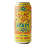 Cheech & Chong High Tea Cheech's Peaches THC Iced Tea 4-pack, 16 fl oz (475 mL) cans with 10mg hemp-derived Delta-9 THC
