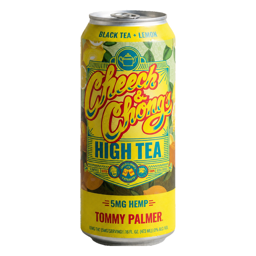 Cheech & Chong High Tea Tommy Palmer THC Iced Tea 4-pack, 16 fl oz (475 mL) cans with 5mg hemp-derived Delta-9 THC