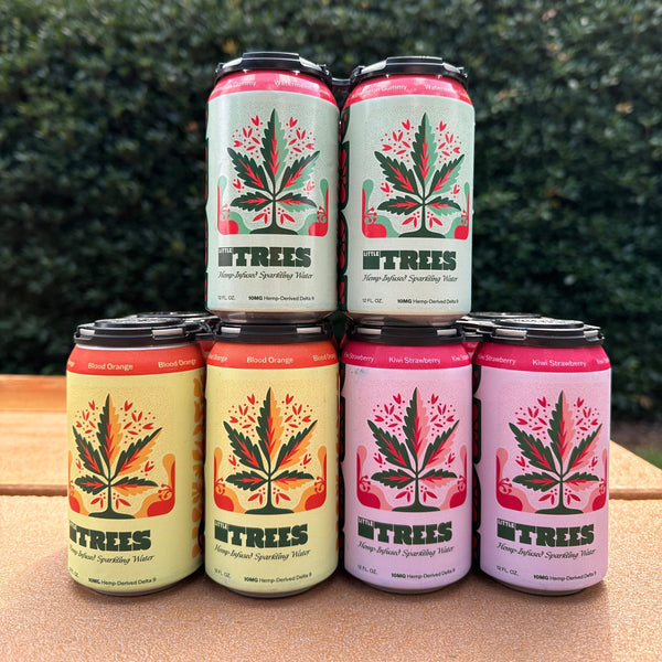 Little Trees THC sparkling water variety 12-pack, three 4-packs of your choice