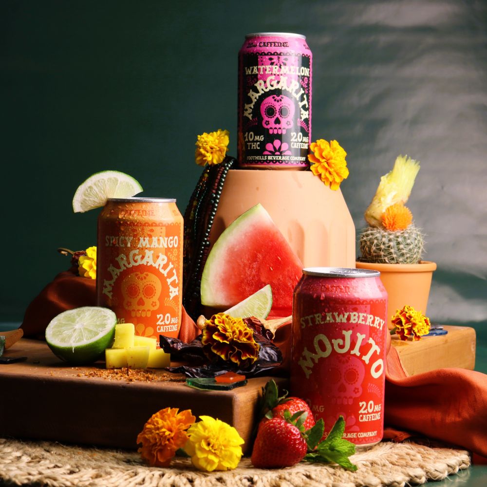 Ofrenda THC cocktail variety 12-pack, four cans each of three flavors