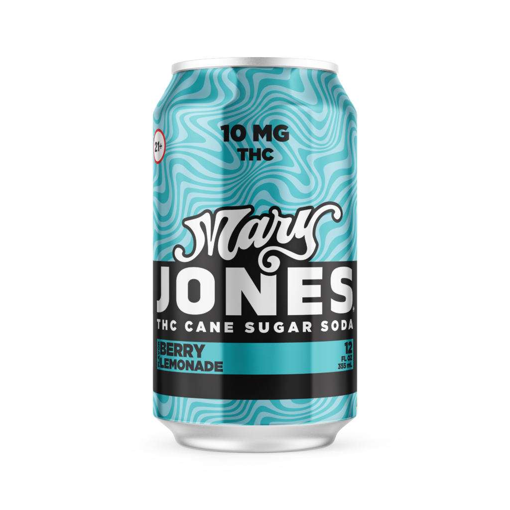 Mary Jones Berry Lemonade — 10mg Hemp THC Soda