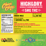 Cheech & Chong High & Dry Magic Mule THC Seltzer 5mg THC 12 oz can
