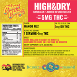 Cheech & Chong High & Dry Mango Fizz THC Seltzer 5mg THC 12 oz can