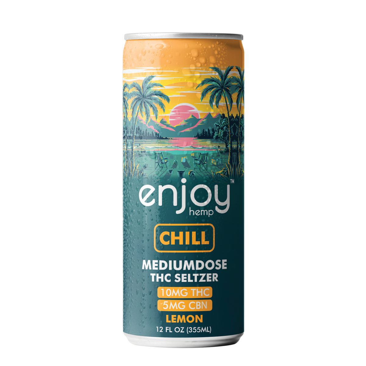 Enjoy Hemp 10mg THC Seltzer Mood Variety Pack — Medium Dose (Euphoria, Bliss, Chill)