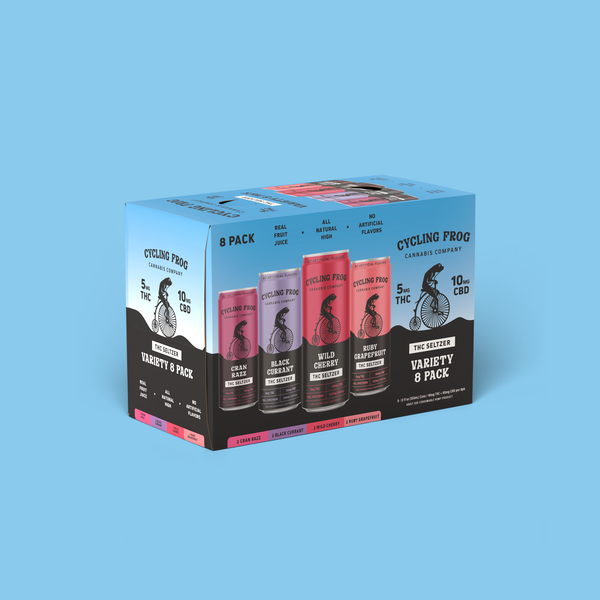 Cycling Frog Core 4 Variety THC Seltzer 5mg