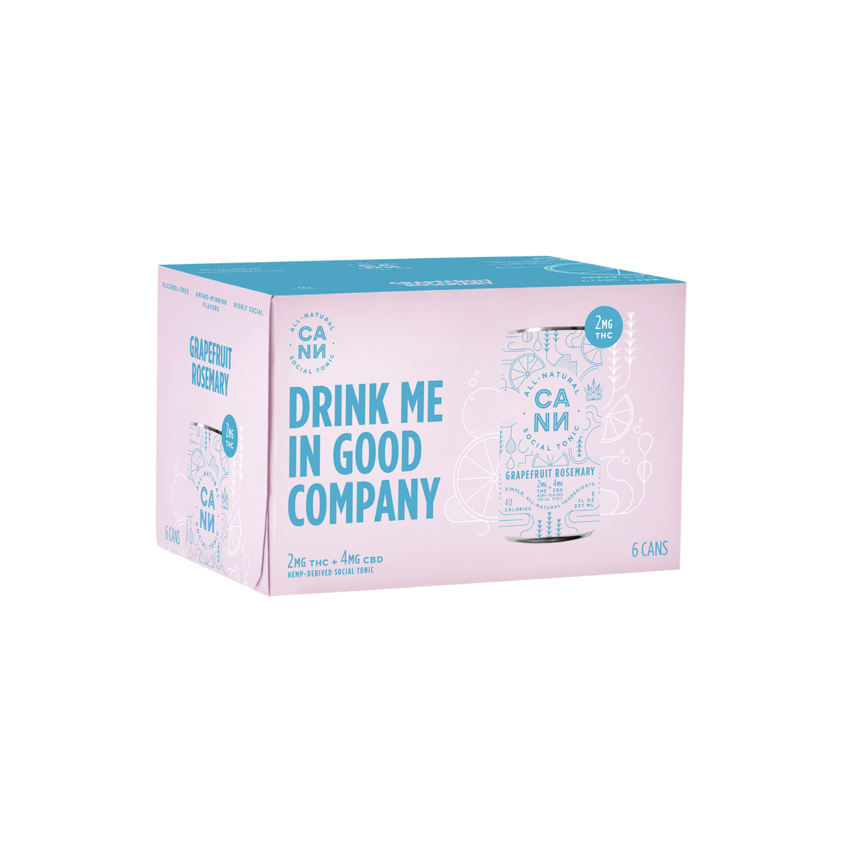 Cann Social Tonic case packaging