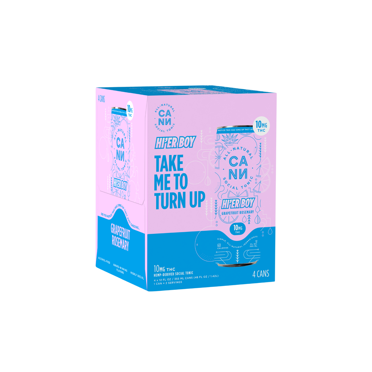 Cann HI'ER BOY case packaging