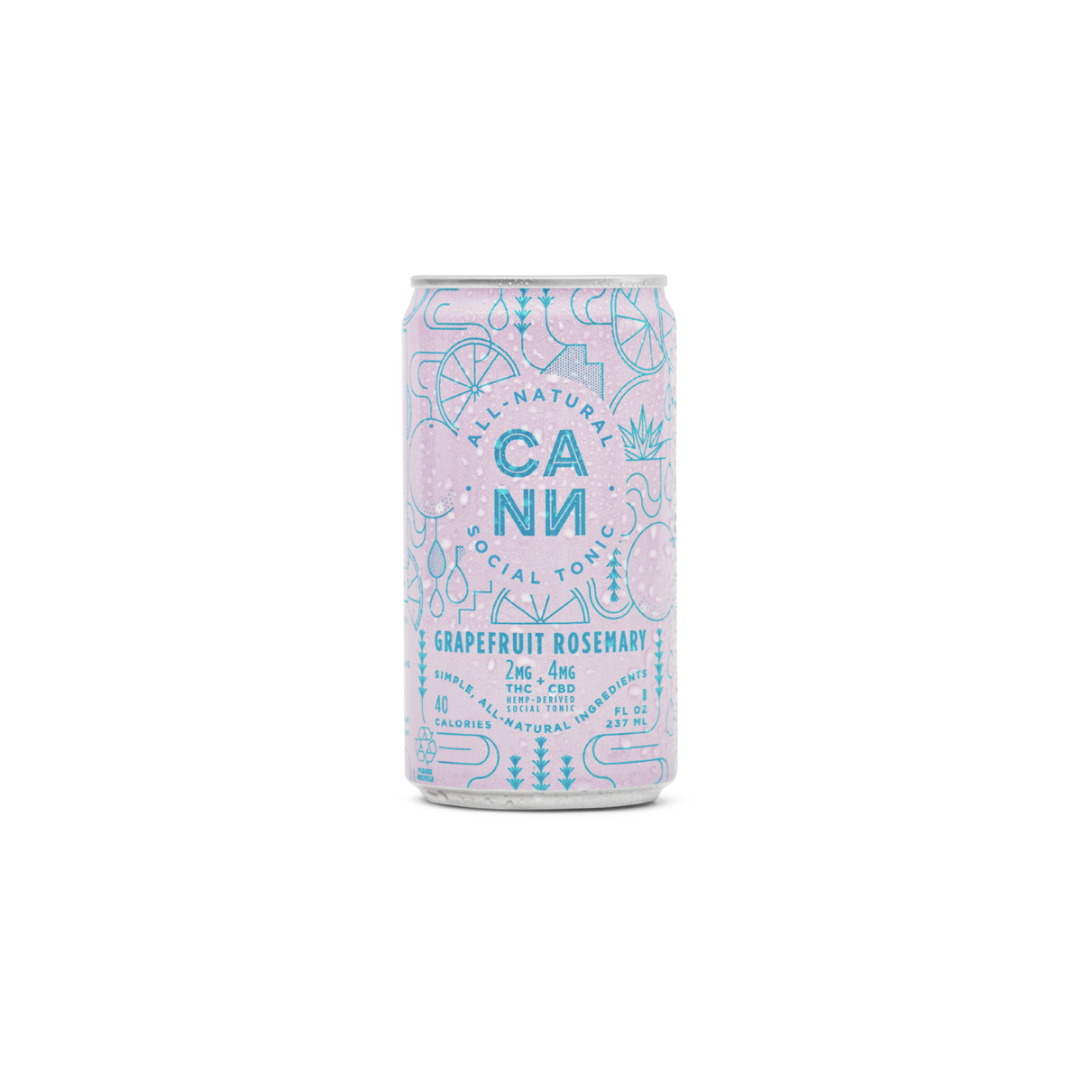 Cann Social Tonic 2mg THC 8oz can