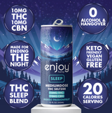 Enjoy Hemp 10mg THC + 10mg CBN Sleep Seltzer — Mango Passionfruit