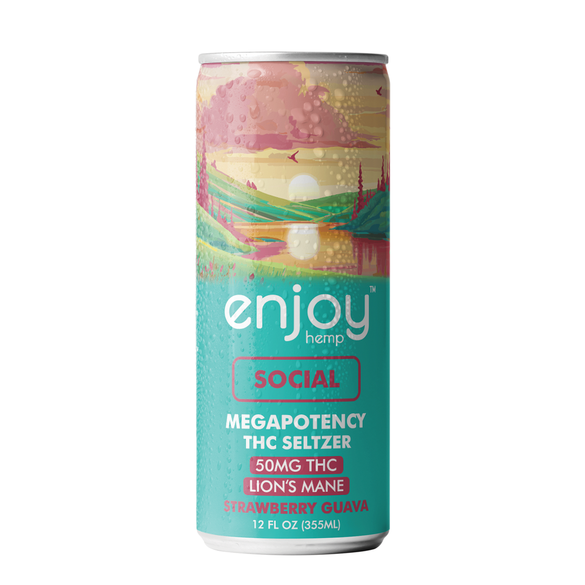 Enjoy Hemp 50mg THC Seltzer Functional Variety Pack — Energy, Social, Sleep