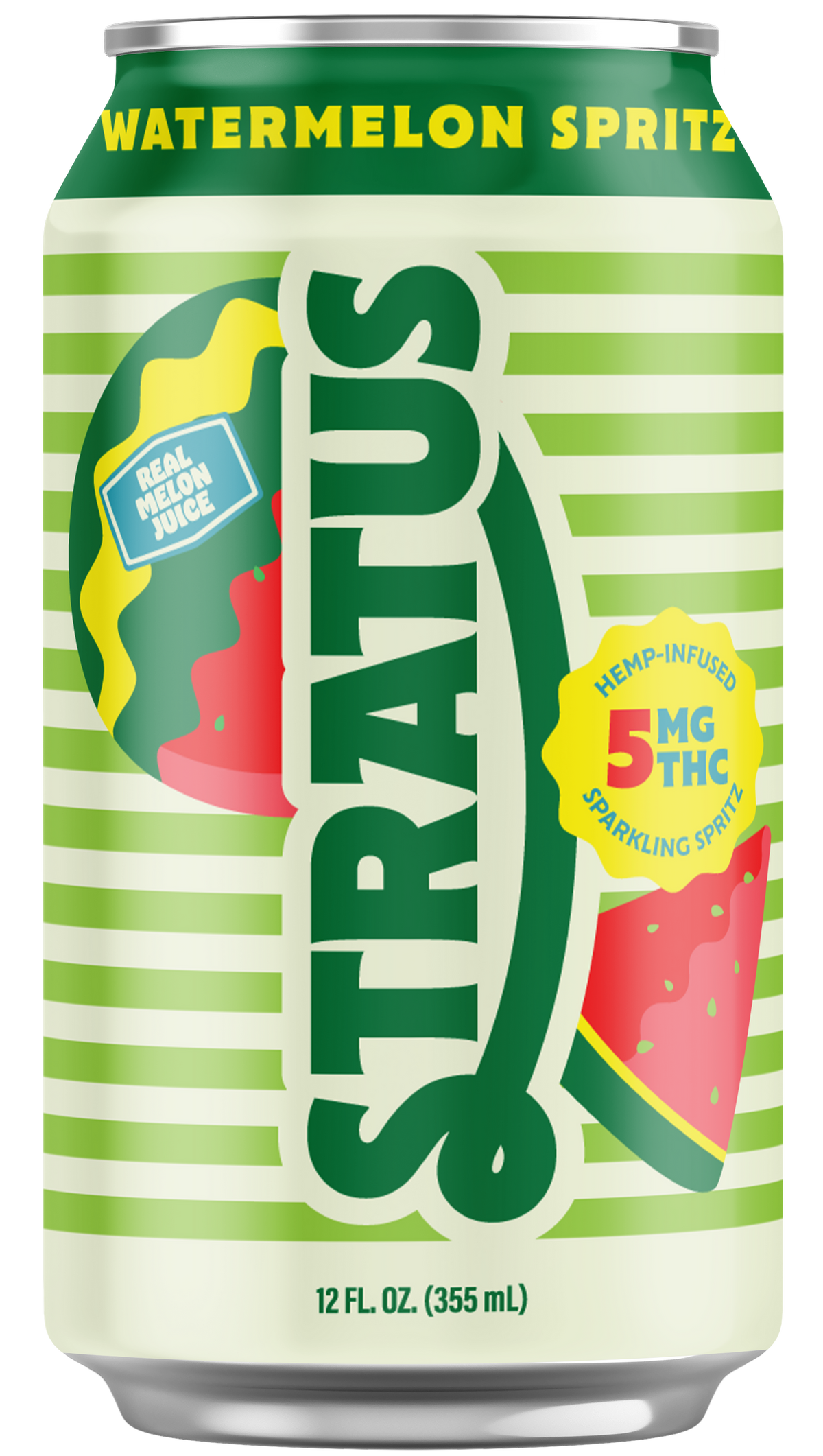 Driftee Watermelon Spritz — 5mg Hemp THC Seltzer