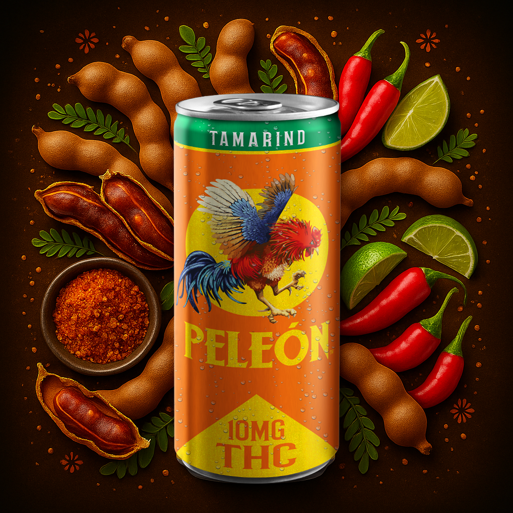 Peleón Tamarind — 10mg Hemp THC Soda