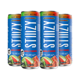STIIIZY Watermelon Wave THC Seltzer 4-pack, 12 oz cans with 20mg hemp-derived Delta-9 THC