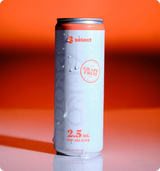 Select Zero Proof Grapefruit THC seltzer 2.5mg can
