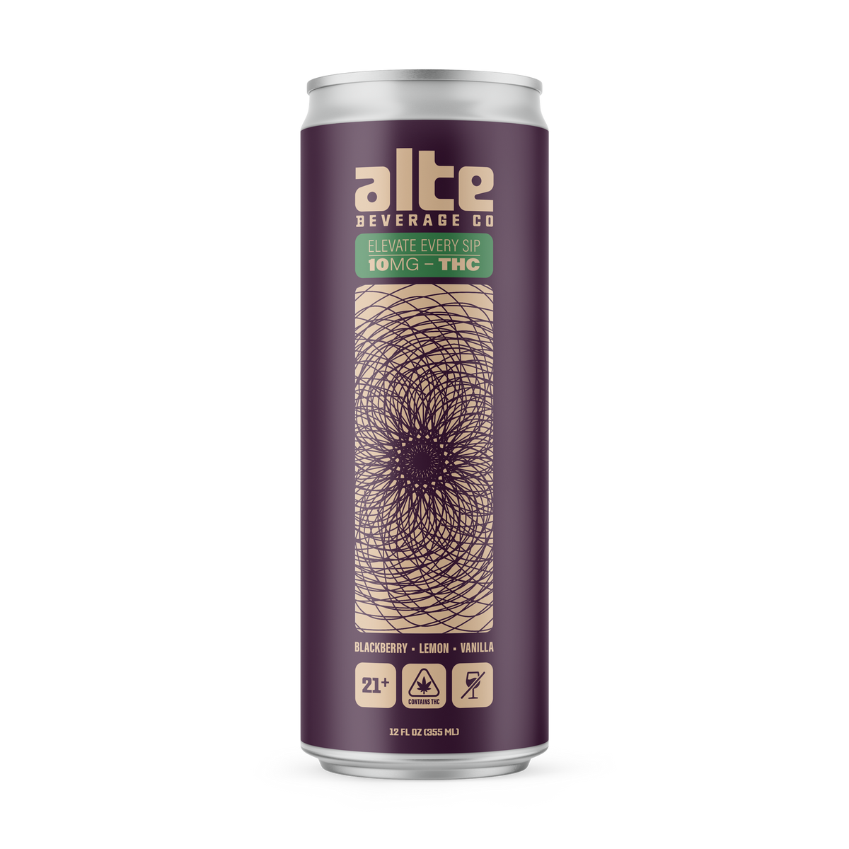 Alte Blackberry Lemon Vanilla — 10mg Hemp THC Seltzer